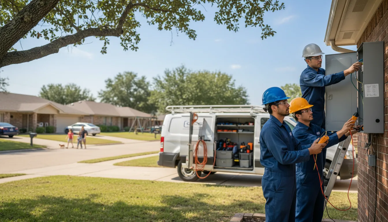 Certified electrician providing emergency electrical services in Martinsville, MO